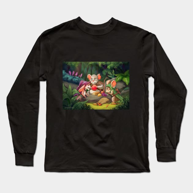 DnD Rats Long Sleeve T-Shirt by GiuliaBokel